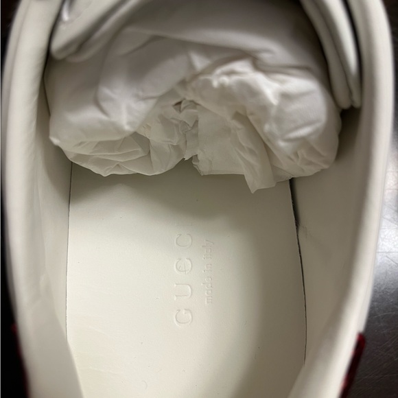 New Gucci Ace Embroidered Floral Sneaker Shoes Size 38.5 / US 8.5 - Picture 14 of 16